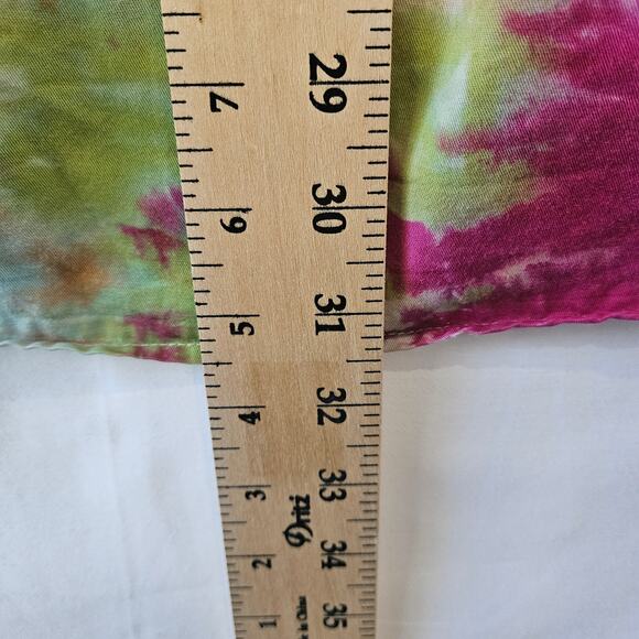 Eddie Bauer Tie Dye Button Down Short Sleeve Shirt Oversized Medium - Picture 6 of 6